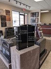 Jet Black Cemetery Monument Upright Headstone With Granite Base Free Shipping