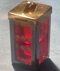 Caged Bakelite Cherry Dice Old Crisloid Illegal Club Keychain H29