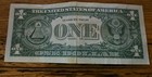 Silver Certificate Dollar Bill 1957 Series A  With The Blue Seal   Washington Dc