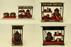 Antique Miniature Japanese Hina Doll Tea Ceremony Set Wooden Hibachi Accessories