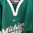 Nike 90 s Bauer Michigan State Spartans Hockey Jersey Xl Green White Vintage