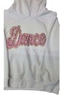 Lola And The Boys Size 8 Hoodie White 