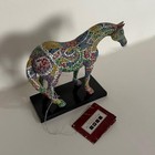 Nwt   Trail Of Painted Ponies Caballo Brillante Horse Mosaic 1456 Colorful Horse