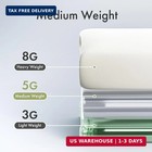 Plastic Shower Curtain Liner With Magnets  72x72 Clear Shower Liner Medium Weigh