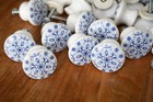 Blue Delft Porcelain Cabinet Knobs Pulls Renovators Qty 58 Farm House
