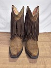 Ariat Women   s Brown Fringe Western Cowboy Boots Us 8 5b Style 10014052