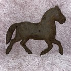 Old Horse Weathervane Lightning Rod Original  Roof Home Office Decor Bullet Hole