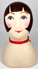 Vintage Art Deco Flapper Mannequin Heads Set 4 Signed Ab 6 250 Ltd Ed Marion