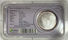 2001  1 American Silver Eagle Dollar In A Littleton Holder