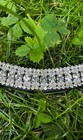 Crystals And Pearls - Full Size Curved Browband