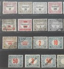 Hungary 1915 - 1922 Collection Of Postage Due   Official Stamps