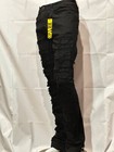 New  Spark Men   s Straight Stacked Jeans Black Denim  typhoon  Stacked Denim