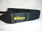 Nikon Camera Neck Strap  Black  Genuine  New