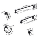 10 Piece Bathroom Hardware Set Bathroom Accessory Set Towel Racks For Bathroom