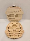 Baby Girl Tooth Box Wooden Kids Keepsake Organizer Gift For Baby Teeth