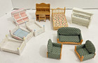 Calico Critters Sylvanian Families Furniture Lot Chairs Bed Desk Piano