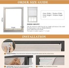 Atxbyoh No Drill Cordless Roman Shades For Windows No Tools Roman Shades  Blinds