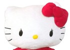 Jumbo 24  Hello Kitty Door Greeter Stuffed Plush W christmas Present Stands Rare