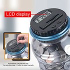 Money Counting Jar Box Electronic Lcd Coin Saving Safe Digital Bank 1 8l