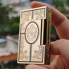 Dp Second Empire Lighter Metal Ping Sound Gas Refillable For Smoking Cigarette