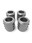 4 Steel Tube  Clamps Bolt On 1 25  1 1 4  Roll Cage Mounts Lightbar Tire Mount 