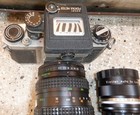Vintage Pentax Camara Asahi Meter   4 Lenses
