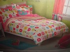 Circo Peace Girl Full Comforter Shams Sheet Bedding Set Hearts Birds Flowers