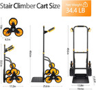 Stair Climbing Dolly  Upgraded Heavy-duty Stair Climber Hand Truck 770 Lbs   