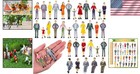 Dollhouse Miniature People Set - 30 Multicolor Figurines