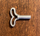 Small Ornate Vintage Metal Wind Up Key - Clock - Toy - Train - 1 8  Hole