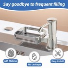 Soap Dispenser For Kitchen Sink  Built In Soap Dispenser Pump With Sponge Hol   