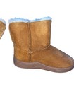 Garanimals Boots Shoes Girls Toddler Size 6 Brown Faux Suede Fur Shearling Nwt