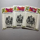 Lot Of 3 Christmas Carolers Makit   Bakit Baking Crystal Form Stained Glass
