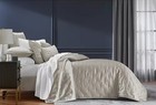 Hotel Collection  glint  F q 3 Piece Coverlet Set  Silver  Nwt      