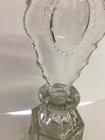 Vintage 1940s Le Smith Beaded Oval Glass Vanity Perfume Bottle Art Deco 7   