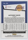 2019-20 Panini Nba Hoops Premium Stock Tribute Teal Prizm Anthony Davis  294 Oh4