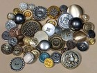 Mixed Lot Of Vintage Metal Buttons