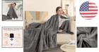 Luxurious Full Size Electric Blanket - Super Soft Flannel With 6 Heat Levels