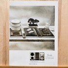1990 Creda Cooktops Ovens Still Life Art Vintage Print Ad Kitchen Cooking Advert