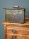 Antique Vintage Brass Copper Mailbox Slot Cabinet Door