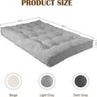 Futon Mattress Full Size 54  X 80   8  Thick Floor Mattress For Adults  Foldable