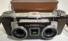 Vintage 1950s Kodak Stereo 35mm Film Camera W original Leather Case   Strap