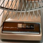 Vtg Lasko 12  Amber Blade Fan Type 12-1 Style K1-c Oscillating Retro Space Age