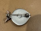 Vintage Taxco Mexico Fish Brooch 925 Sterling Metales Casados Mixed Metals
