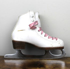 Vintage Riedell Stock 12w Size 1 Girls Ice Skates Figure Skates 23023