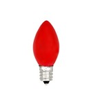 25 Pack C7 Led Red Replacement Light Bulbs For Christmas 0 7w Ceramic