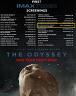 2 Tickets  The Odyssey Imax 70mm - Autonation Fort Lauderdale Fl Sat 7 18 3 15pm