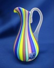 Koscherak Brothers Fratelli Taso Murano Italian Ribbon Glass 6 5 h Cruet