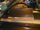 1915 Schulz Chicago Grand Piano  88 Keys  Brown Wood Finish  3 Pedals  Lid Prop