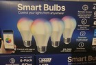 Feit Electric Smart Bulbs Control Your Lights From Anywhere  4 Pack New